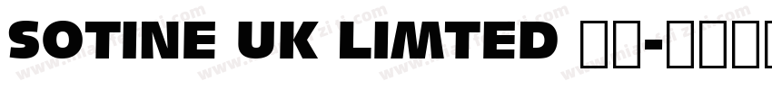 SOTINE UK LIMTED 索汀字体转换